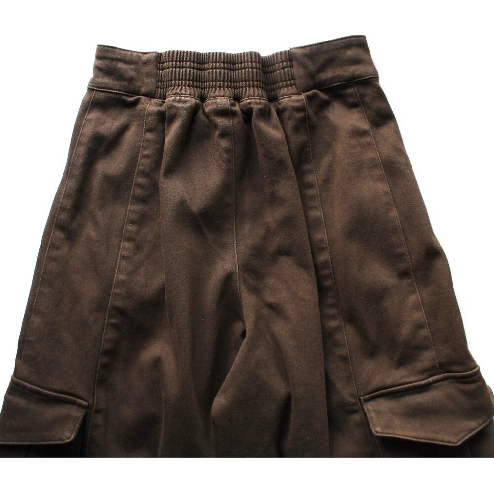 Alo Show Off Cargo Wide Leg Trouser 30" / Size XXS / Espresso Brown Pants - Picture 7 of 10